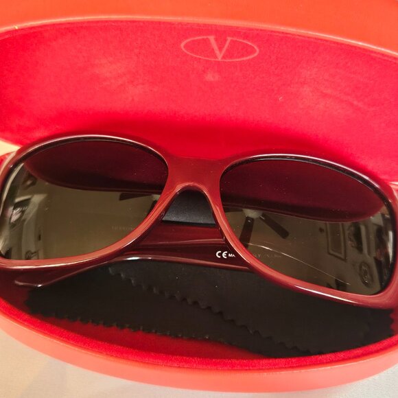 Vintage Valentino Red Sunglasses